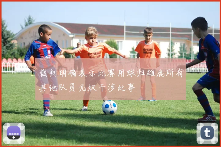 裁判明确表示比赛用球归雄鹿所有其他队员无权干涉此事